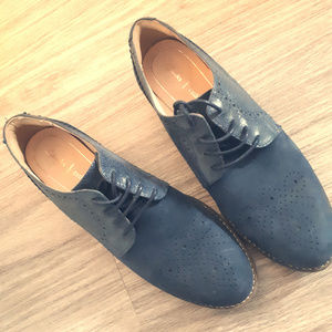 Two toned Navy Clarks Brogues/Oxfords